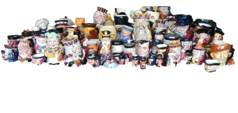 collection of toby jugs