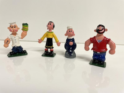 Unicorn Miniatures. Popeye Characters