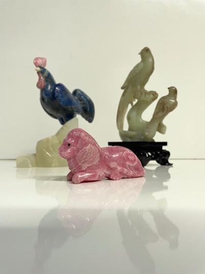 Oriental Jade & Soap Stone items 