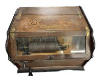 Late 19th-Century Cabinet Roller Organ by Autophone Co